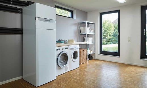 EKD Ampere Therm Warmwasserspeicher im Hauswirtschaftsraum