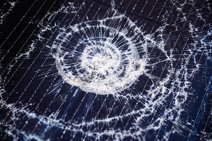 Solarmodul Schaden durch Hagel