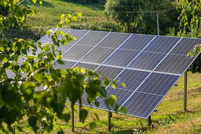 Private Photovoltaik-Freiflächenanlage Private Photovoltaik-Freiflächenanlage