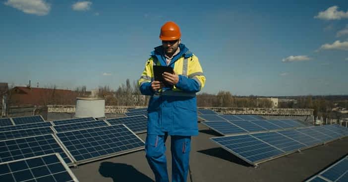 Photovoltaik Flachdach