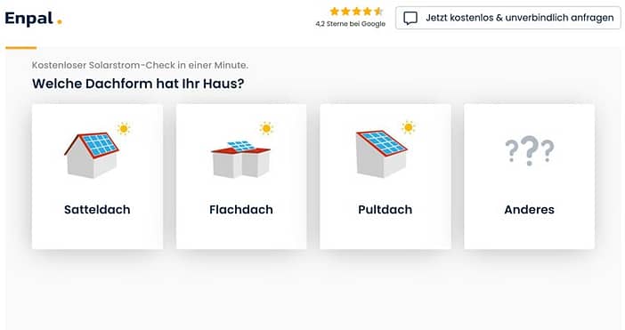 Enpal-Onlinekonfigurator Enpal Onlinekonfigurator